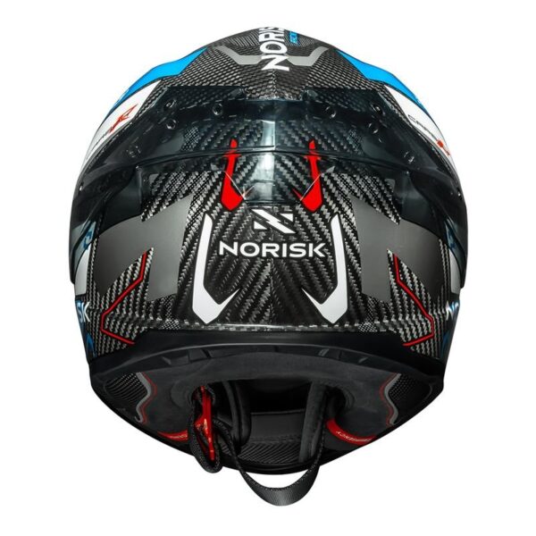 CAPACETE NORISK CARBON R RIDER AZUL - Imagem 3