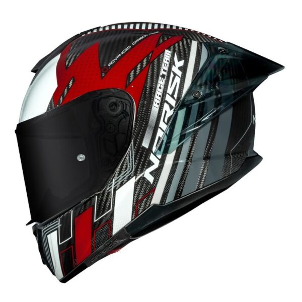 CAPACETE  NORISK CARBON R TEAM VERMELHO - Imagem 2