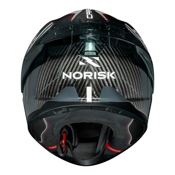 CAPACETE  NORISK CARBON R TEAM VERMELHO - Imagem 3