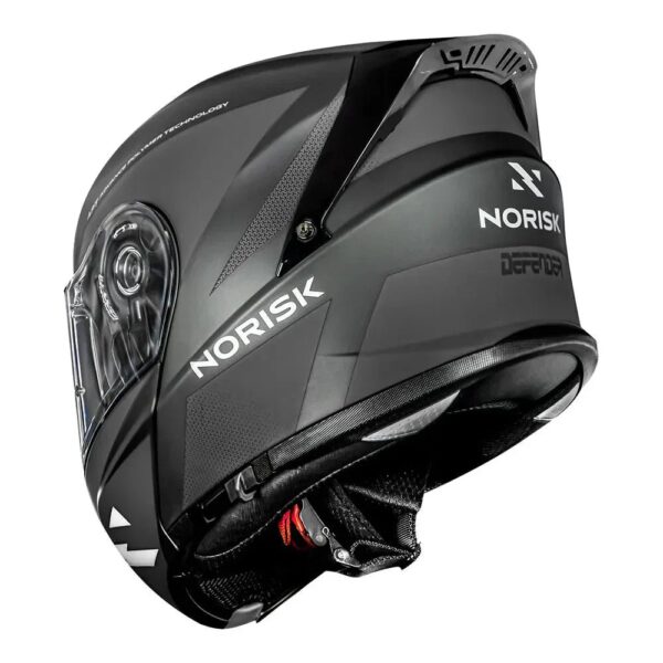 CAPACETE NORISK MOTION DEFENDER PRETO - Imagem 4
