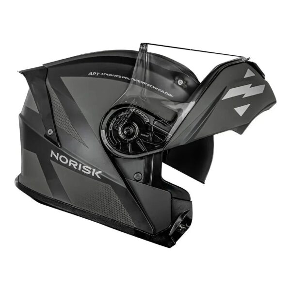 CAPACETE NORISK MOTION DEFENDER PRETO - Imagem 2