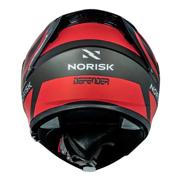 CAPACETE NORISK MOTION DEFENDER VERMELHO - Imagem 3