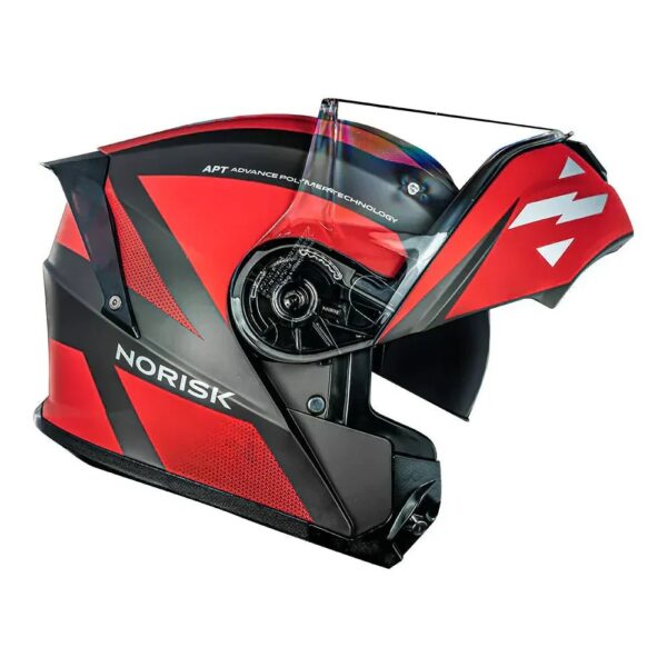 CAPACETE NORISK MOTION DEFENDER VERMELHO - Imagem 2