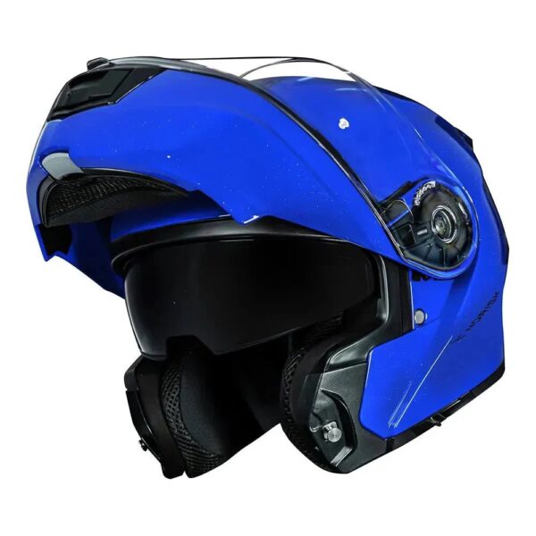 CAPACETE NORISK MOTION MONOCOLOR AZUL - Imagem 4
