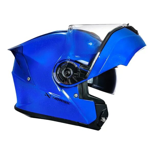 CAPACETE NORISK MOTION MONOCOLOR AZUL - Imagem 3