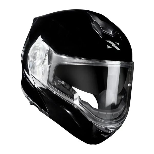 CAPACETE NORISK MOTION MONOCOLOR PRETO - Imagem 2