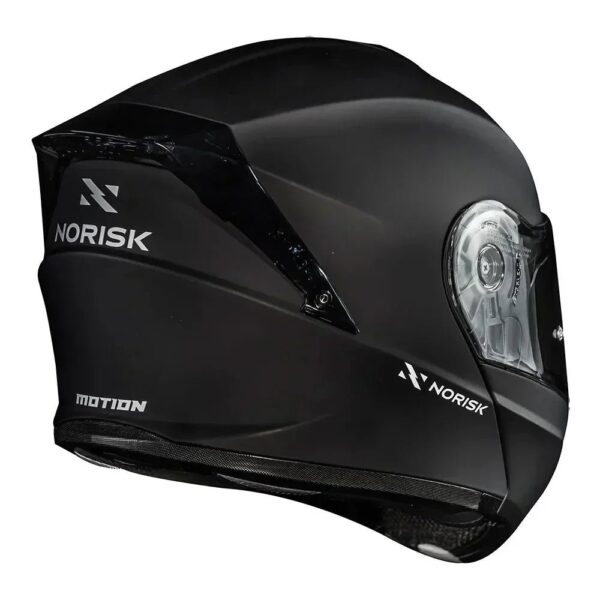 CAPACETE NORISK MOTION MONOCOLOR PRETO FOSCO - Imagem 3