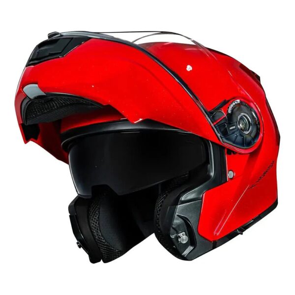 CAPACETE NORISK MOTION MONOCOLOR VERMELHO - Imagem 3