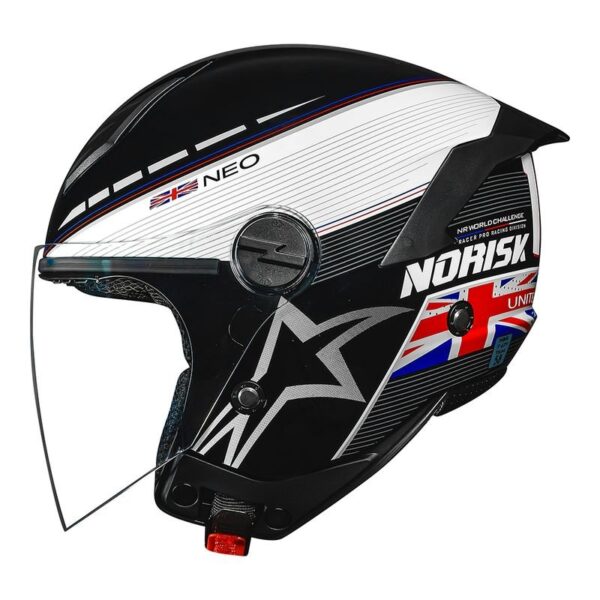 CAPACETE NORISK NEO GRAND PRIX UNITED KINGDOM - Imagem 4