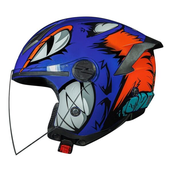 CAPACETE NORISK NEO HYENA LARANJA - Imagem 2
