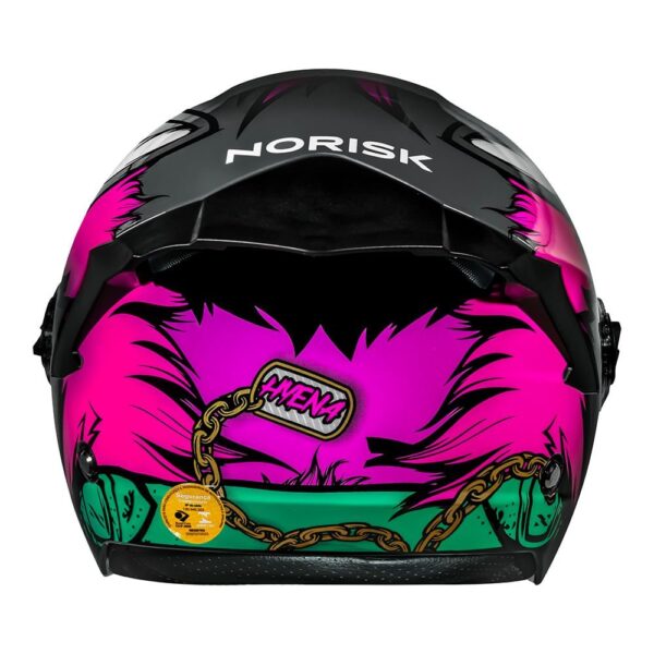 CAPACETE NORISK NEO HYENA ROSA - Imagem 3