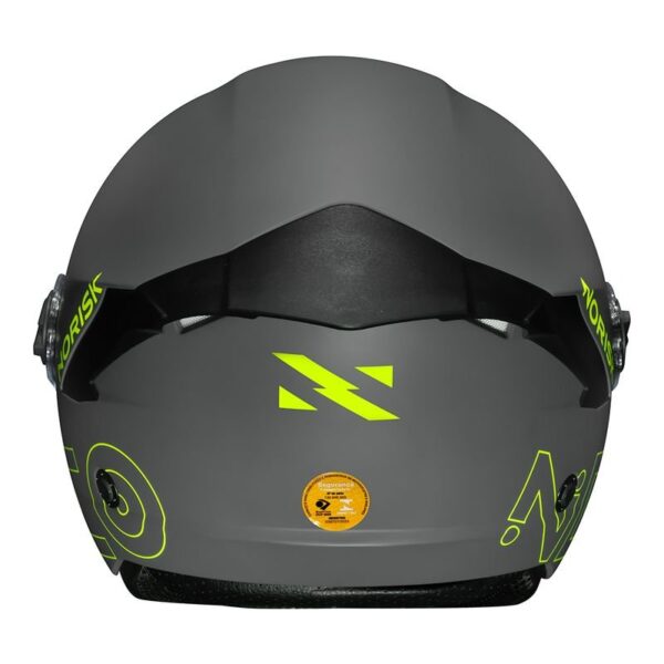 CAPACETE NORISK NEO MONOCOLOR CINZA - Imagem 2
