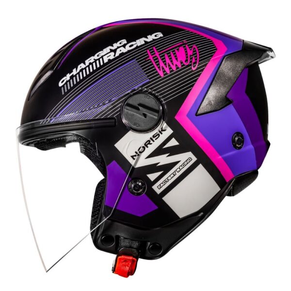 CAPACETE NORISK NEO VIZION ROXO - Imagem 4
