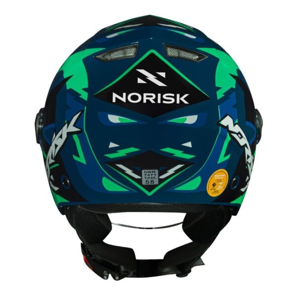 CAPACETE NORISK ORION DENVER AZUL - Imagem 3