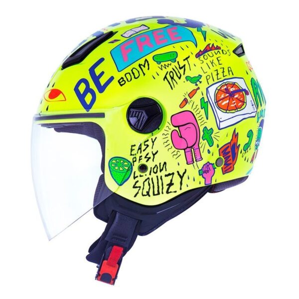 CAPACETE NORISK ORION FREE AMARELO - Imagem 4