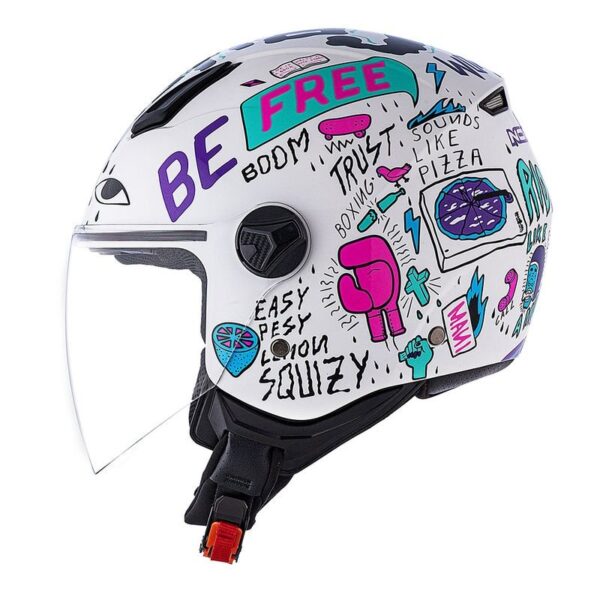 CAPACETE NORISK ORION FREE BRANCO - Imagem 4
