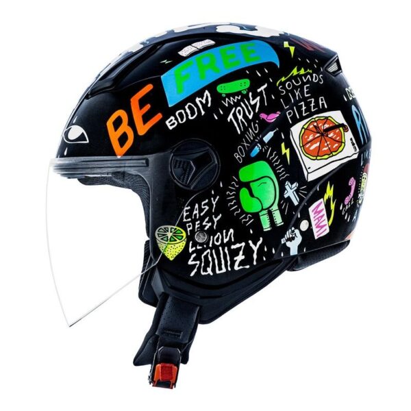 CAPACETE NORISK ORION FREE PRETO - Imagem 4