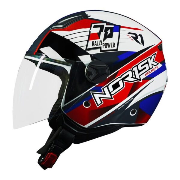 CAPACETE NORISK ORION R1 BRANCO - Imagem 2
