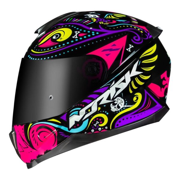CAPACETE NORISK RAZOR CIRCUS ROSA - Imagem 4