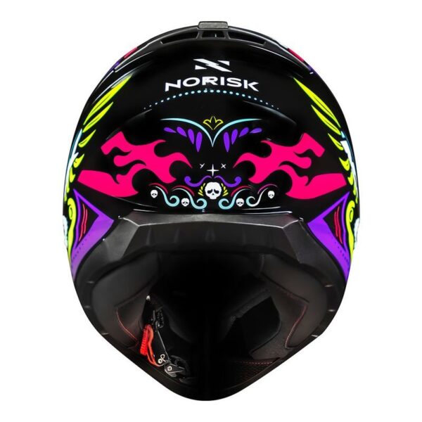 CAPACETE NORISK RAZOR CIRCUS ROSA - Imagem 3