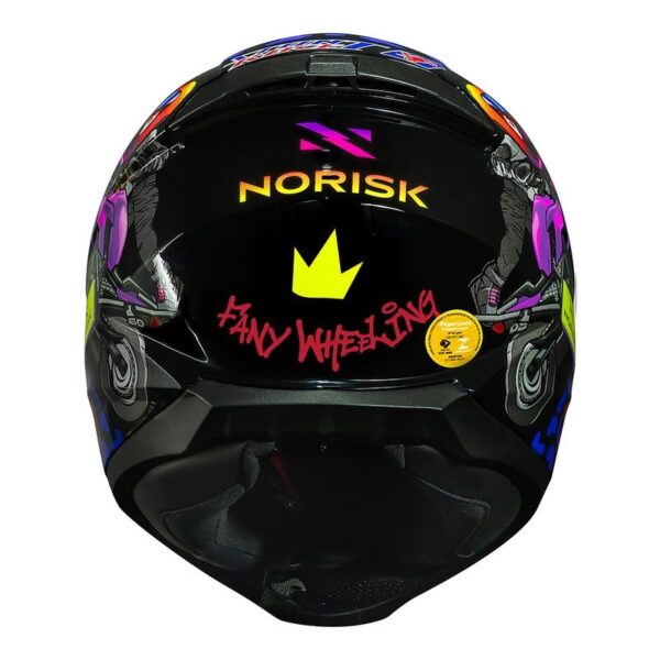 CAPACETE NORISK RAZOR FANY WHEELING - Imagem 4