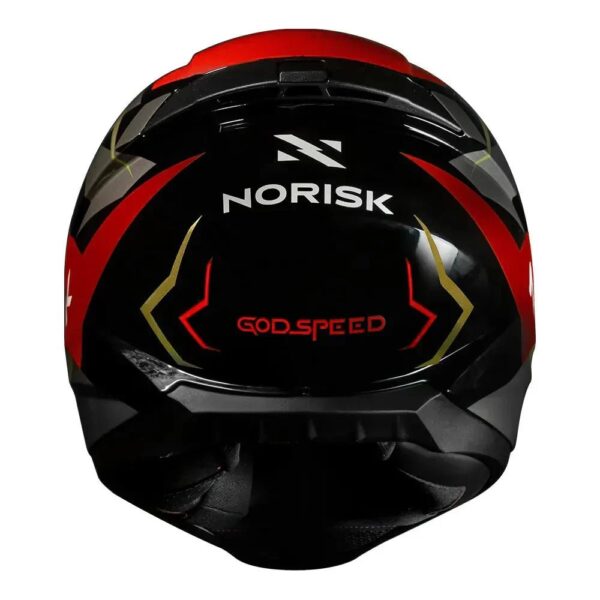 CAPACETE NORISK RAZOR GOODSPEED VERMELHO - Imagem 4