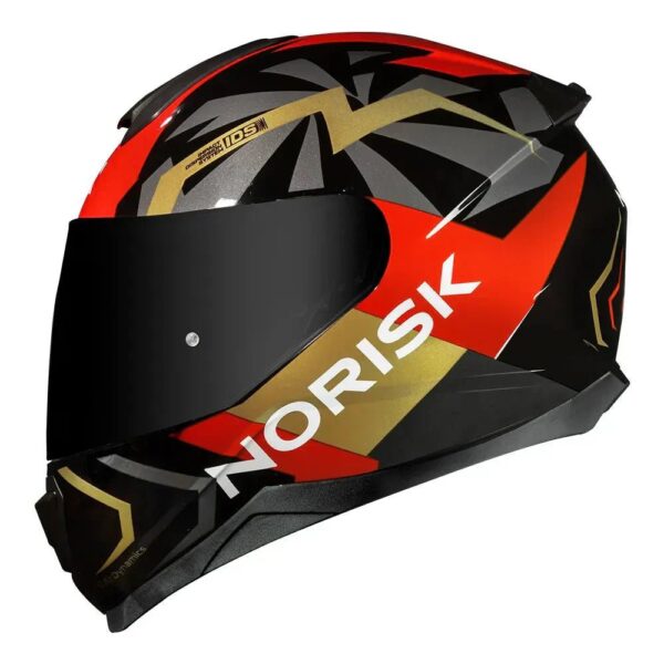 CAPACETE NORISK RAZOR GOODSPEED VERMELHO - Imagem 3