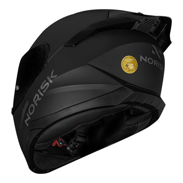 CAPACETE NORISK RAZOR MONOCOLOR FOSCO BLACK EDITION - Imagem 4