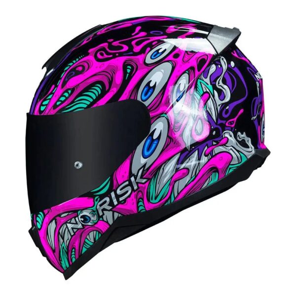 CAPACETE NORISK RAZOR PARASITE ROSA - Imagem 2
