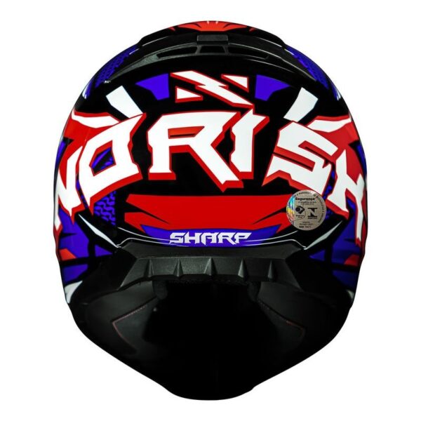 CAPACETE NORISK RAZOR SHARP BRANCO - Imagem 3