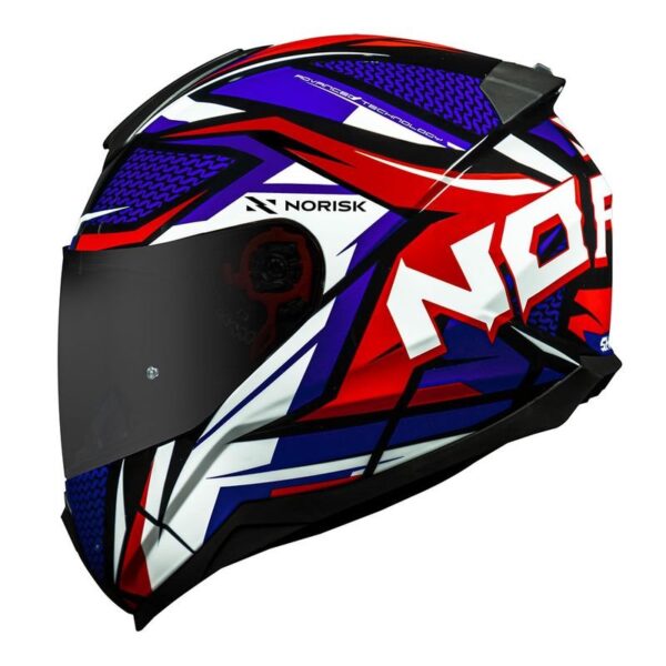 CAPACETE NORISK RAZOR SHARP BRANCO - Imagem 4