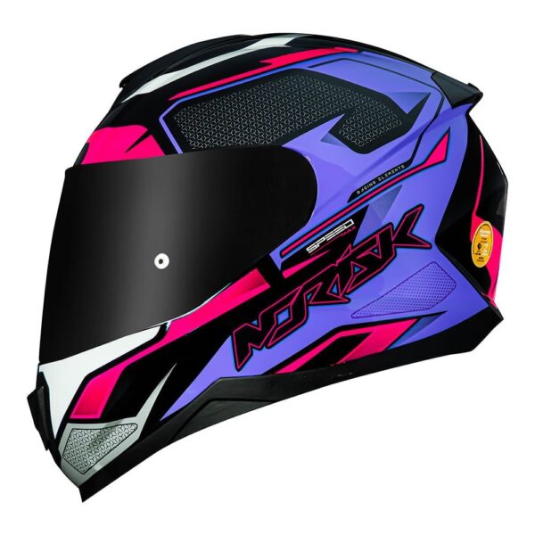 CAPACETE NORISK RAZOR SPEEDMAX ROSA - Imagem 4