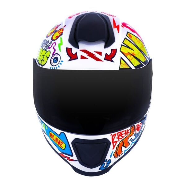 CAPACETE NORISK RAZOR VIBES BRANCO - Imagem 2