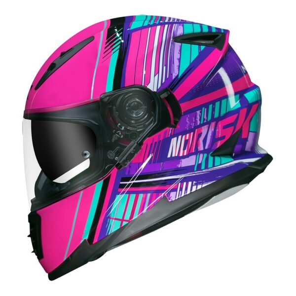CAPACETE NORISK SOUL ADVANCE ROSA - Imagem 4