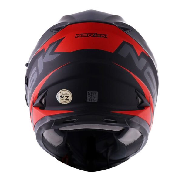 CAPACETE NORISK SOUL MANTY PRETO - Imagem 2