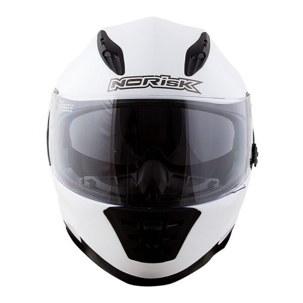 CAPACETE NORISK SOUL MONOCOLOR BRANCO - Imagem 2