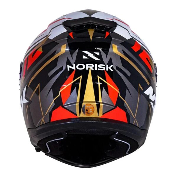 CAPACETE NORISK STRADA CIRCUIT VERMELHO - Imagem 3