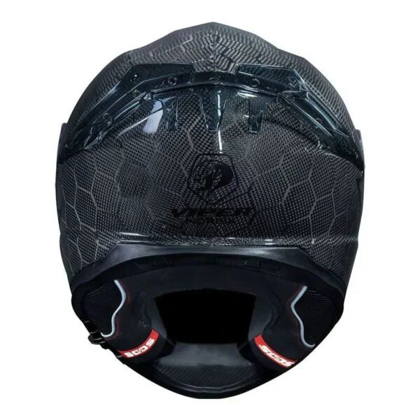 CAPACETE NORISK VIPER GT SNAKE CARBON PRETO - Imagem 2