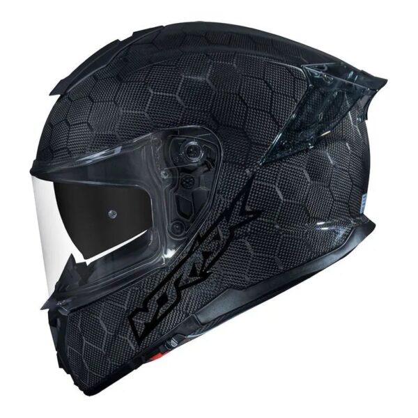 CAPACETE NORISK VIPER GT SNAKE CARBON PRETO - Imagem 3