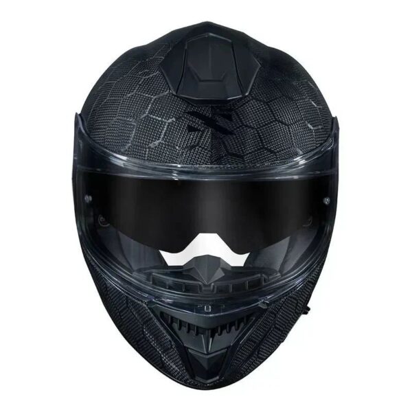 CAPACETE NORISK VIPER GT SNAKE CARBON PRETO - Imagem 4